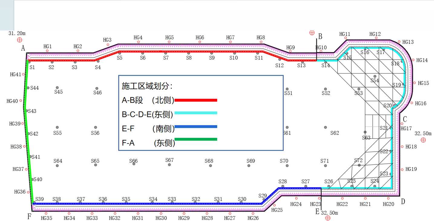鹤壁山城区基坑支护设计